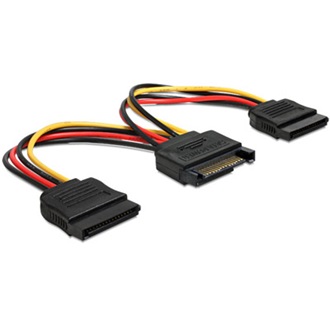 DELOCK SATA Power -> 2 SATA Power M/F adapter