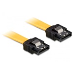 Delock SATA 3 F/F adatkábel 0.3m sárga