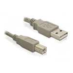 Delock USB-A 2.0 -> USB-B 2.0 M/M adatkábel 3m szürke