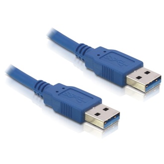 Delock USB-A 3.0 - USB-A 3.0 M/M adatkábel 3m kék