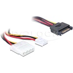 DELOCK SATA Power -> Molex Power 4pin Floppy Power M/F adapter