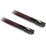 Delock SAS mini SFF-8087 M/M adatkábel 1m piros