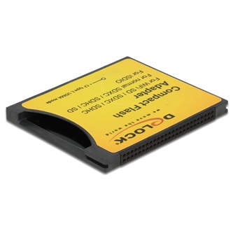 Delock Compact Flash SD, microSD adapter