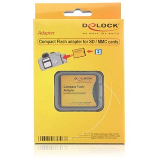 Delock Compact Flash  adapter SD,SDHC,SDXC kártyákhoz