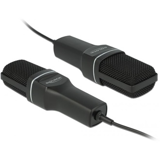 Delock Condenser Microphone Set mikrofon fekete