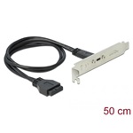 Delock Csatlakozó aljzat 1 x USB Type-C? porttal