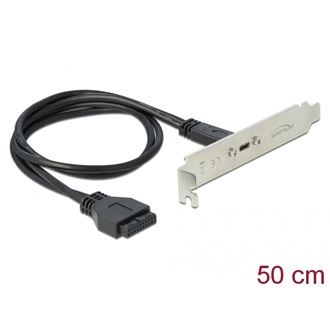Delock Csatlakozó aljzat 1 x USB Type-C? porttal