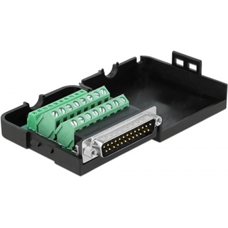 Delock DB25 párhuzamos adapter apa ? 26 tűs kapocstest házzal