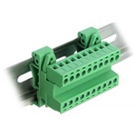 Delock DIN sínre rögzíthető sorkapocs 10 tűs 5,08 mm-es hajlítással