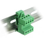 Delock DIN sínre rögzíthető sorkapocs 4 tűs 5,08 mm-es hajlítással