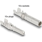 Delock DL4 Solar tűs csatlakozó krimpelésre csatlakozókhoz és foglalatokhoz 20 db.