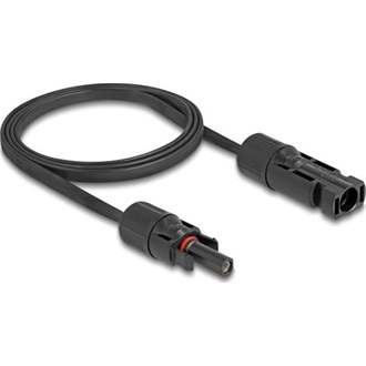 Delock DL4 napelemes lapos kábel apa - anya 1 m fekete