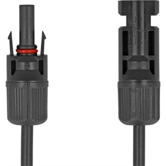 Delock DL4 napelemes lapos kábel apa - anya 60 cm fekete