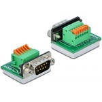 Delock D-Sub 9pin -> Terminal block 6pin M/F adapter