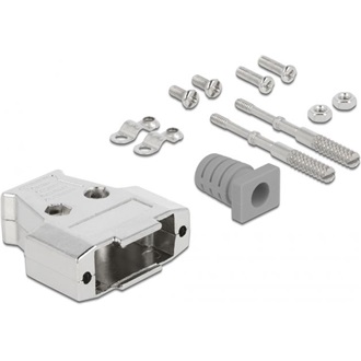 Delock D-Sub 15 csatlakozó fém háza