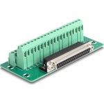 Delock D-Sub 37 tűs anya - Terminal Block DIN sínhez