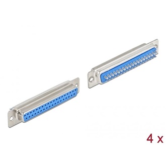 Delock D-Sub 37 tűs hüvely, forrasztható változat 4 db.