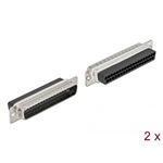 Delock D-Sub 37 tűs krimpelhető apa, fém 2 db.