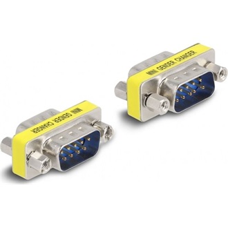 Delock D-Sub 9 pin Gender Changer apa - apa (anyákkal) 2 db.-os