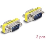 Delock D-Sub 9 pin Gender Changer apa - apa (anyákkal) 2 db.-os