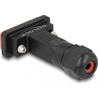 Delock D-Sub HD 26 tűs apa kerettel IP67 vízhatlan