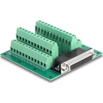 Delock D-Sub HD 44 tűs anya - Terminal Block DIN sínhez