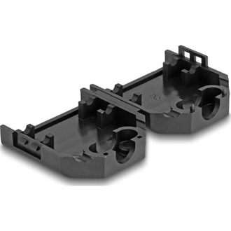 Delock D-Sub foglalat 9 tűs apa / anya műanyag kerethez feszültség csökkentő fekete