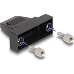 Delock D-Sub foglalat 9 tűs apa / anya műanyag kerethez lapos kábelek számára