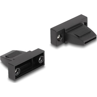 Delock D-Sub foglalat 9 tűs apa / anya műanyag kerethez lapos kábelek számára