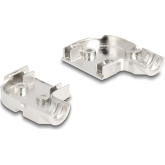 Delock D-Sub foglalat 9 tűs apához / anyához 90 -ban hajlított