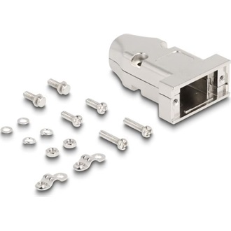 Delock D-Sub keret 9 tűs apához / anyához feszültség csökkentővel