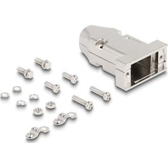 Delock D-Sub keret 9 tűs apához / anyához feszültség csökkentővel