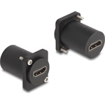 Delock HDMI 2.1 F/F D-Type modul fekete