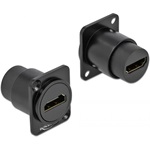 Delock HDMI -> HDMI F/F D-Type modul fekete