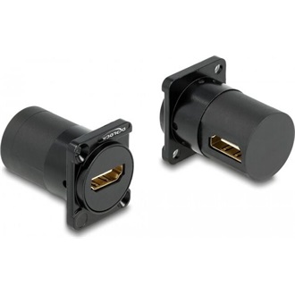 Delock D-típusú Modul HDMI hüvely - hüvely 90 fokos szögű