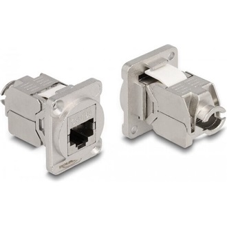Delock D-típusú Modul RJ45 Cat.6A hüvely - LSA hüvely
