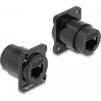 Delock D-típusú Modul RJ45 Cat.6A hüvely - hüvely
