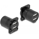 Delock D-típusú Modul USB 2.0 A-típusú 2 x hüvely - 2 x hüvely