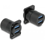 Delock D-típusú Modul USB 3.2 Gen 1 A-típusú 2 x hüvely - 2 x hüvely