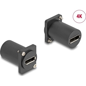 Delock DisplayPort 1.2 F/F D-Type modul fekete