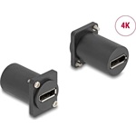 Delock DisplayPort 1.2 F/F D-Type modul fekete