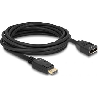 Delock DisplayPort 1.2 -> DisplayPort 1.2 M/F video kábel hosszabbító 3m fekete