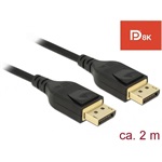 Delock DisplayPort 1.4 M/M video jelkábel 2m fekete