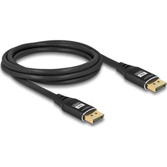 Delock DisplayPort 1.4 -> DisplayPort 1.4 M/M video kábel 2m fekete