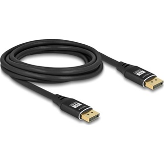 Delock DisplayPort 1.4 -> DisplayPort 1.4 M/M video kábel 3m fekete