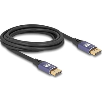 Delock DisplayPort 1.4 -> DisplayPort 1.4 M/M video kábel 3m lila