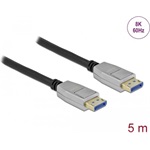Delock Displayport 2.0 -> Displayport 2.0 M/M video kábel 5m fekete