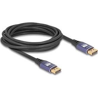 Delock DisplayPort 1.4 -> DisplayPort 1.4 M/M video kábel 5m lila