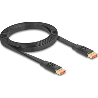 Delock DisplayPort 1.4 -> DisplayPort 1.4 M/M video kábel 2m fekete flat