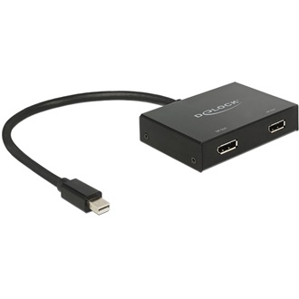 Delock 2 portos mini displayport 1.2 splitter 4K